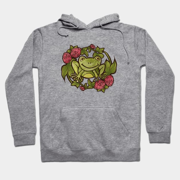 Froggy Smile Hoodie by bubbsnugg